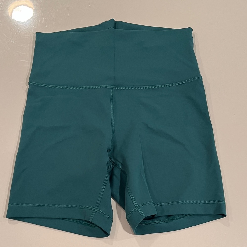 lululemon athletica Deep Teal Bike Shorts